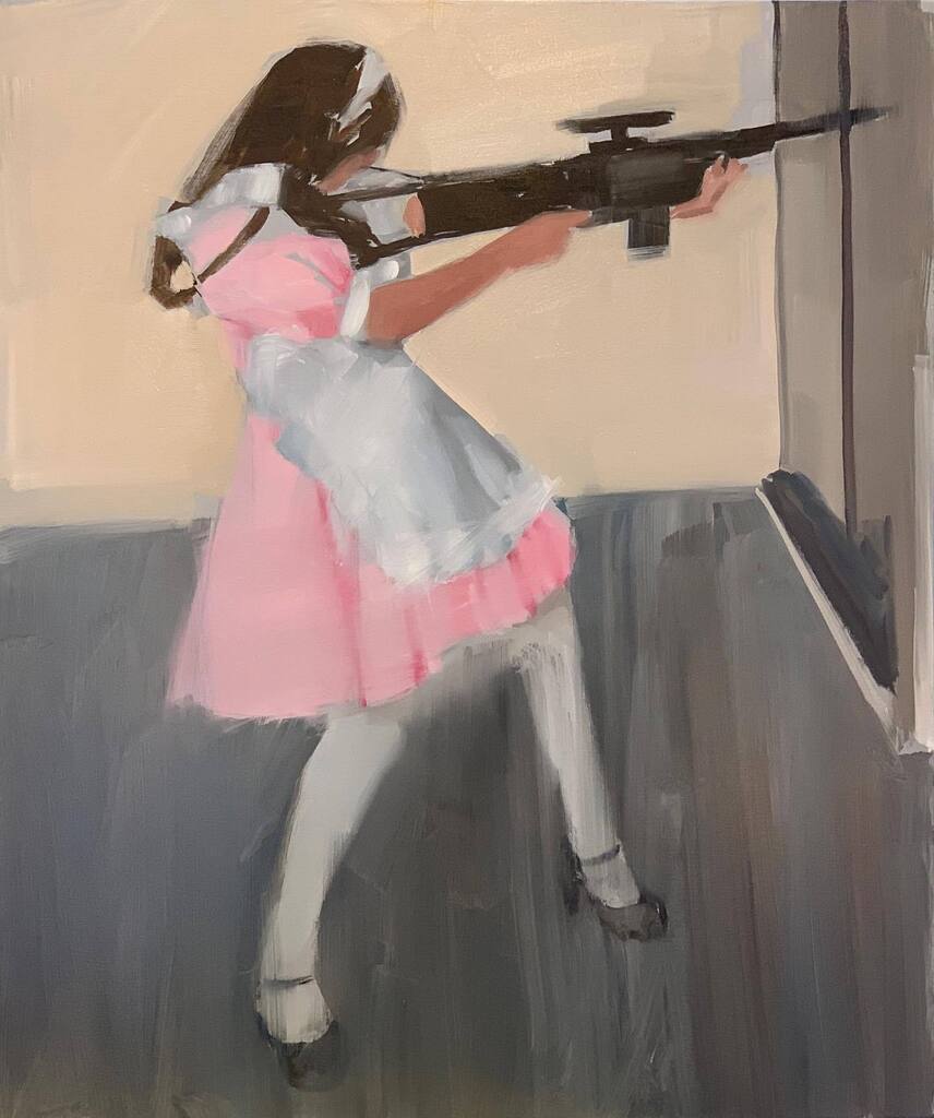 Machine Gun Pink - Mark Tennant