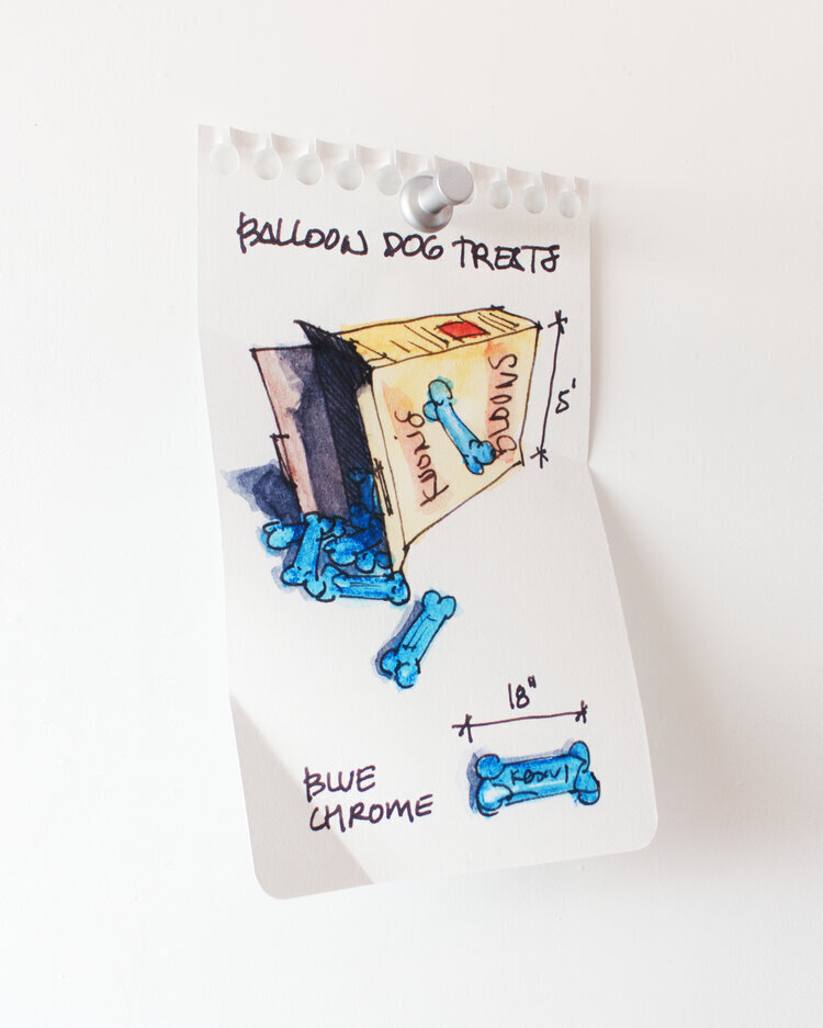 Balloon Dog Treats Blue - Miles Jaffe