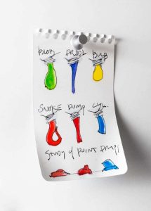 Study Of Paint Drips - Miles Jaffe