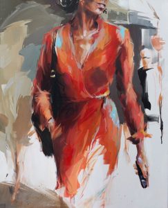 Red Dress - Murielle Vanhove