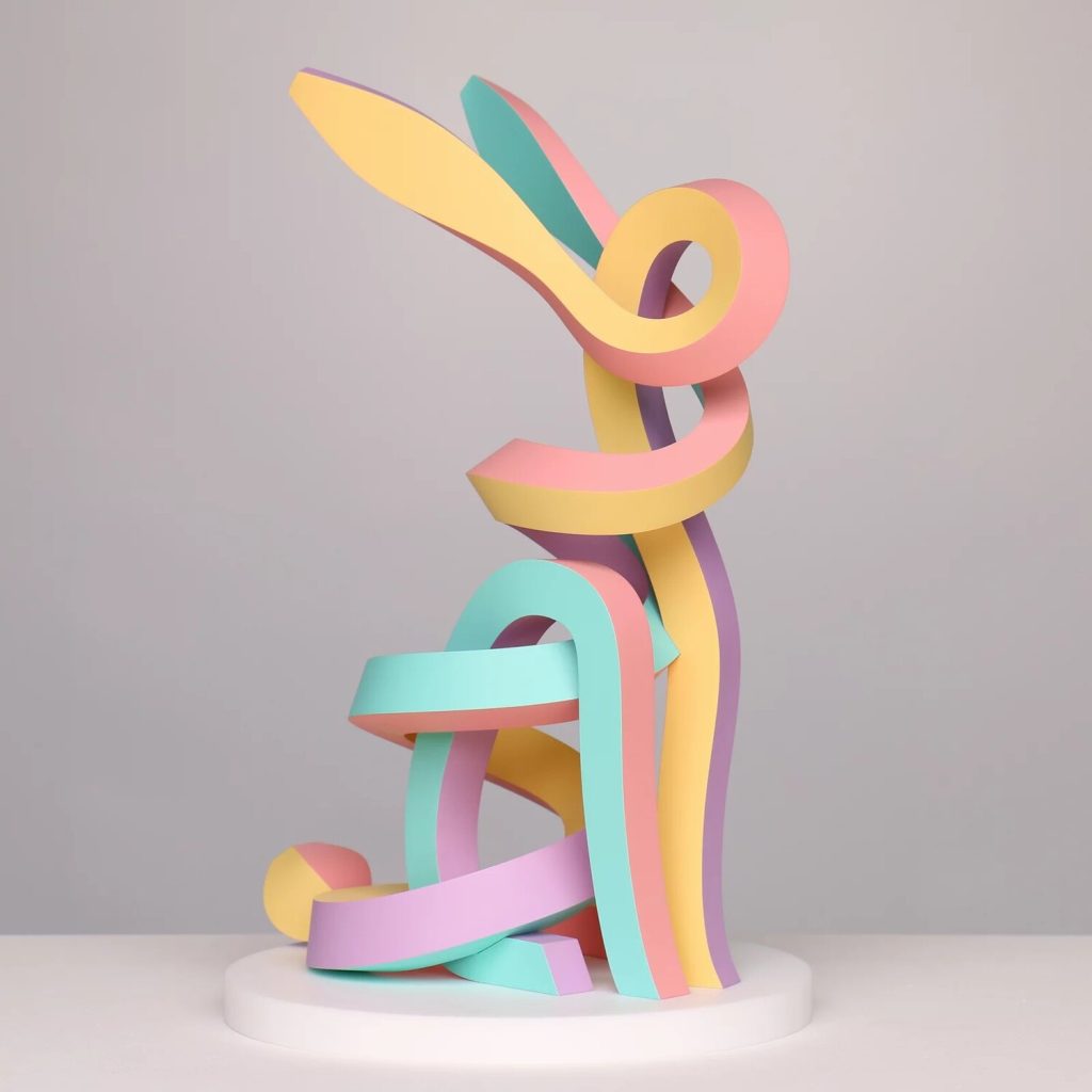 Rabbit Pastel - Sangsoo Lee