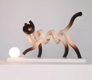 Cat With Light Ball Siamese - Sangsoo Lee