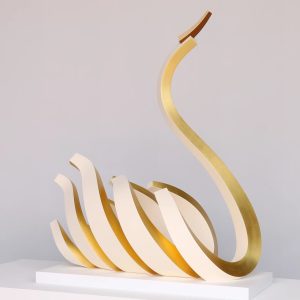 Swan Raised Head White Gold - Sangsoo Lee