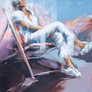 Femme au Transat - Murielle Vanhove
