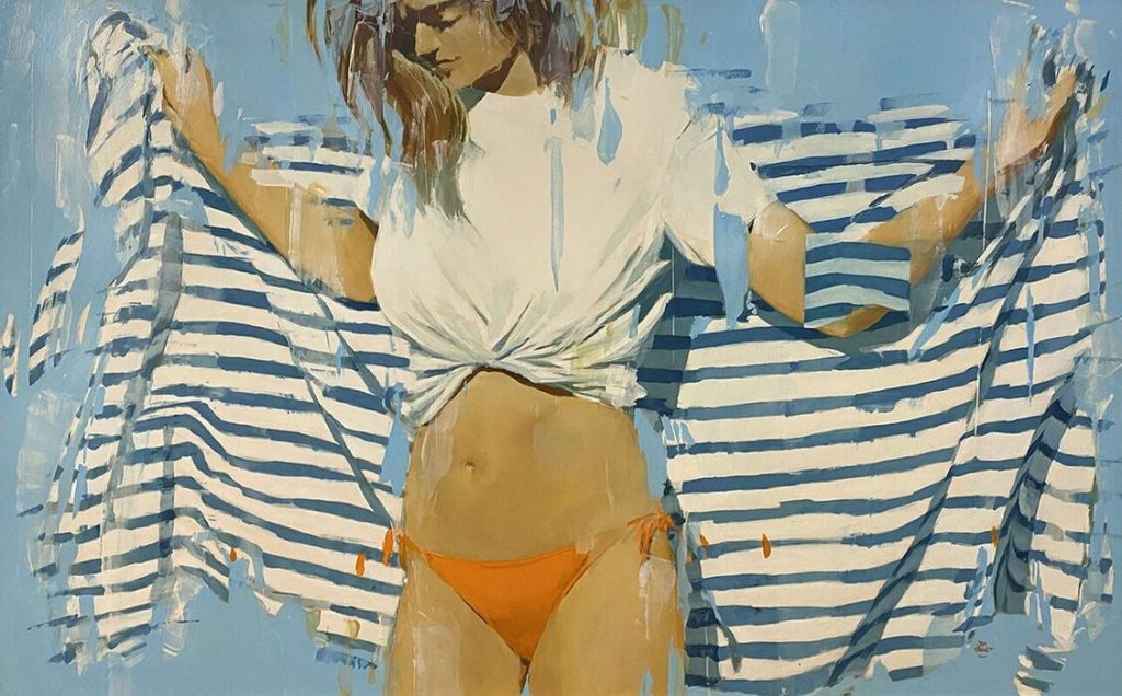 Blue Stripes Back - Jim Drouet