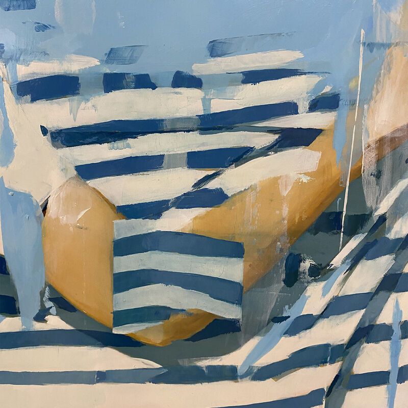 Blue Stripes Back - Jim Drouet